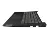 Teclado incl. topcase DE (alemán) gris/negro original para Lenovo V14 G4 AMN (82YT/83GE)