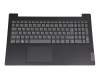 Teclado incl. topcase DE (alemán) gris/negro original para Lenovo V15 G2-ITL (82KB/82ME)