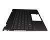 Teclado incl. topcase DE (alemán) gris oscuro/canaso con retroiluminacion original para HP Envy x360 13-ag0500