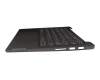 Teclado incl. topcase DE (alemán) gris oscuro/canaso con retroiluminacion original para Lenovo IdeaPad 5-14ALC05 (82LM)