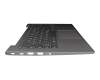 Teclado incl. topcase DE (alemán) gris oscuro/canaso con retroiluminacion original para Lenovo ThinkBook 14 G3 ACL (21A2)