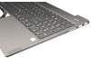 Teclado incl. topcase DE (alemán) gris/plateado con retroiluminacion original para Lenovo IdeaPad S540-15IWL (81SW)