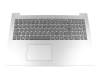 Teclado incl. topcase DE (alemán) gris/plateado original para Lenovo IdeaPad 330-15ARR (81D2)