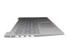 Teclado incl. topcase DE (alemán) gris/plateado original para Lenovo ThinkBook 14 IML (20RV)