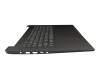 Teclado incl. topcase DE (alemán) gris/plateado original para Lenovo V17 G4 IRU (83A2)