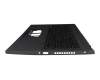 Teclado incl. topcase DE (alemán) negro/antracita con retroiluminacion original para Acer Aspire 7 (A715-51G)