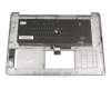 Teclado incl. topcase DE (alemán) negro/antracita con retroiluminacion original para Asus X510UN