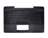 Teclado incl. topcase DE (alemán) negro/antracita original para Asus Transformer Book T100TAF
