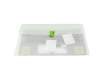 Teclado incl. topcase DE (alemán) negro/azul/negro con retroiluminacion original para Acer Swift 7 (SF714-52T)