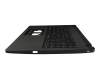 Teclado incl. topcase DE (alemán) negro/azul/negro con retroiluminacion original para Acer TravelMate P2 (TMP215-53)