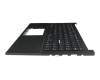 Teclado incl. topcase DE (alemán) negro/blanco/negro original para Asus E1504GA