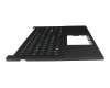 Teclado incl. topcase DE (alemán) negro/blanco/negro original para Asus E1504GA