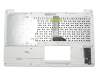 Teclado incl. topcase DE (alemán) negro/blanco original para Asus F553MA