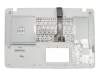 Teclado incl. topcase DE (alemán) negro/blanco original para Asus F751LD