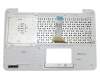 Teclado incl. topcase DE (alemán) negro/blanco original para Asus K555LJ