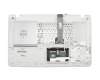 Teclado incl. topcase DE (alemán) negro/blanco original para Asus X751LB