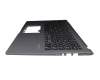 Teclado incl. topcase DE (alemán) negro/canaso (SD) original para Asus VivoBook 15 R565EA