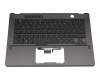 Teclado incl. topcase DE (alemán) negro/canaso con retroiluminacion original para Asus ROG Zephyrus G14 GA401QC