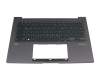 Teclado incl. topcase DE (alemán) negro/canaso con retroiluminacion original para Asus ZenBook 14X UX3404VA