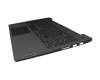 Teclado incl. topcase DE (alemán) negro/canaso con retroiluminacion original para Lenovo IdeaPad 5-15ITL05 (82FG)
