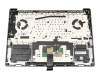 Teclado incl. topcase DE (alemán) negro/canaso con retroiluminacion original para Lenovo IdeaPad Pro 5-14APH8 (83AM)