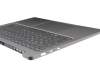 Teclado incl. topcase DE (alemán) negro/canaso con retroiluminacion original para Lenovo IdeaPad Pro 5-14APH8 (83AM)