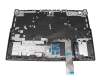 Teclado incl. topcase DE (alemán) negro/canaso con retroiluminacion original para Lenovo Legion Pro 5-16ACH6H (82JQ) JVHFC1