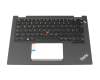 Teclado incl. topcase DE (alemán) negro/canaso con retroiluminacion y mouse stick (no WWAN) original para Lenovo ThinkPad Yoga X13 Gen 2 (20W8/20W9)