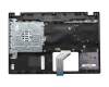 Teclado incl. topcase DE (alemán) negro/canaso original para Acer Aspire E5-573