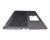 Teclado incl. topcase DE (alemán) negro/canaso original para Asus F515JA