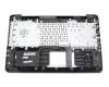 Teclado incl. topcase DE (alemán) negro/canaso original para Asus F756UJ