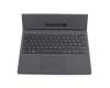 Teclado incl. topcase DE (alemán) negro/canaso original para Asus Transformer 3 T305CA