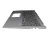 Teclado incl. topcase DE (alemán) negro/canaso original para Asus VivoBook 15 X515EA