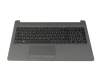 Teclado incl. topcase DE (alemán) negro/canaso original para HP 255 G7 SP