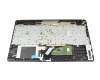 Teclado incl. topcase DE (alemán) negro/canaso original para HP 255 G7 SP