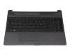 Teclado incl. topcase DE (alemán) negro/canaso original para HP 255 G8