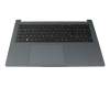 Teclado incl. topcase DE (alemán) negro/canaso original para Medion Akoya P17619