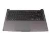 Teclado incl. topcase DE (alemán) negro/canaso original para Samsung Galaxy Book2 15 (NP750XED)