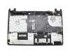 Teclado incl. topcase DE (alemán) negro/negro Incluye flechas WASD rojas. original para Medion Erazer P6661 (D15SHN)