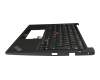 Teclado incl. topcase DE (alemán) negro/negro con mouse stick original para Lenovo ThinkPad E14 Gen 6 (21M7/21M8)