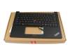 Teclado incl. topcase DE (alemán) negro/negro con mouse stick original para Lenovo ThinkPad E14 Gen 6 (21M7/21M8)