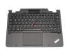 Teclado incl. topcase DE (alemán) negro/negro con mouse stick original para Lenovo ThinkPad Helix (3xxx)