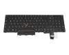 Teclado incl. topcase DE (alemán) negro/negro con mouse stick original para Lenovo ThinkPad P15v Gen 3 (21D8/21D9)