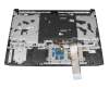 Teclado incl. topcase DE (alemán) negro/negro con retroiluminacion (BL Blanco) original para Lenovo IdeaPad Gaming 3-15ACH6 (82K2/82MJ)