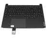 Teclado incl. topcase DE (alemán) negro/negro con retroiluminacion (BL RGB) original para Lenovo IdeaPad Gaming 3-15ACH6 (82K2/82MJ)