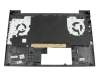 Teclado incl. topcase DE (alemán) negro/negro con retroiluminacion (tarjeta gráfica RTX) original para HP Envy x360 15-es1000