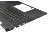 Teclado incl. topcase DE (alemán) negro/negro con retroiluminacion (tarjeta gráfica RTX) original para HP Omen 17-ck0000