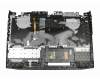 Teclado incl. topcase DE (alemán) negro/negro con retroiluminacion original para Acer Predator 17 X (GX-791)