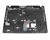 Teclado incl. topcase DE (alemán) negro/negro con retroiluminacion original para Acer TravelMate P2 (TMP215-53)