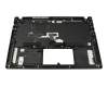 Teclado incl. topcase DE (alemán) negro/negro con retroiluminacion original para Acer TravelMate P6 (P614-51T-G2)